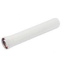 Удлинитель коаксиального дымохода длина - 1м, диаметр 60/100 мм